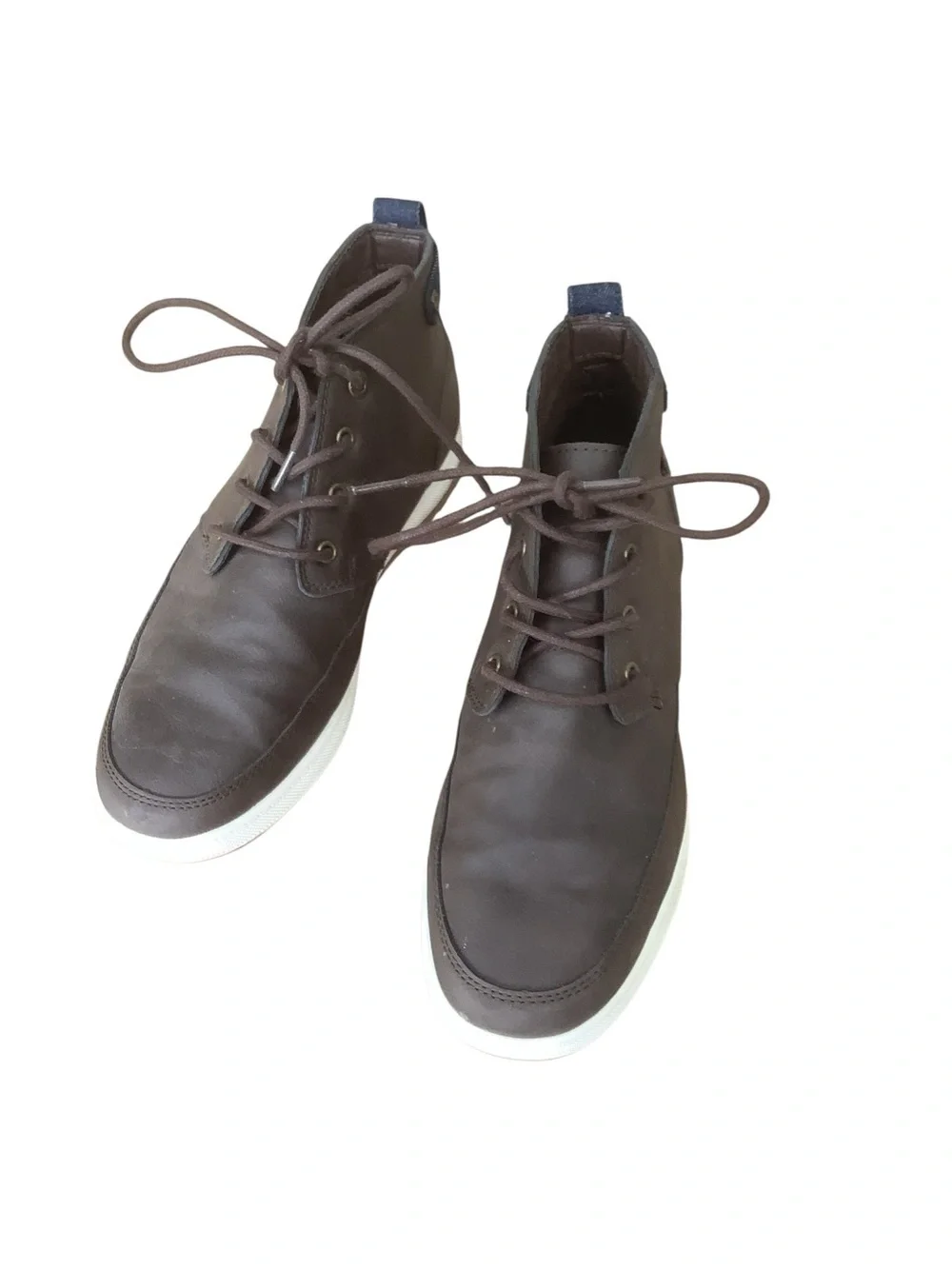 Bass Brown Leather Chukka Boots Sneakers Hybrid Men’s 10.5 Casual Lace Up